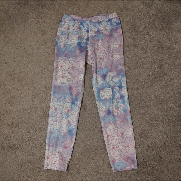 Helly Hansen VTR X-Cool Pastel Geometric Print 7/8 Leggings Size Medium - Picture 5 of 11